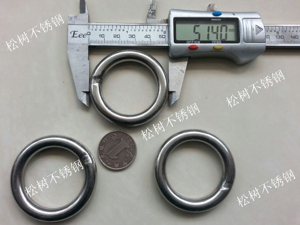 Purple vegetable cultivation with stainless steel 304 circles fishing net ring fishing net steel ring 8 * 52) 8 * 55 can formulate specifications