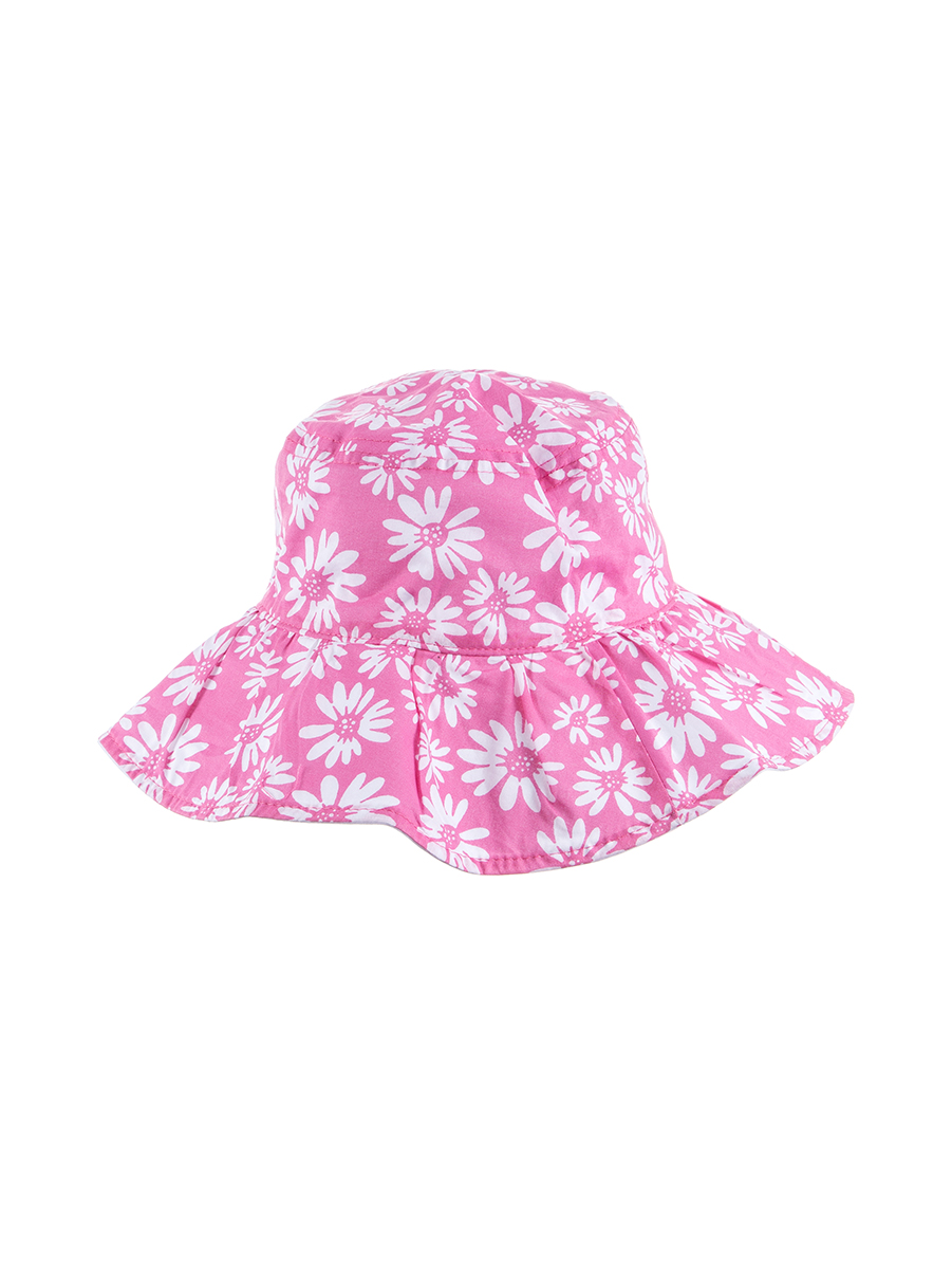 Benetton/贝纳通 玫粉色印花女童帽子