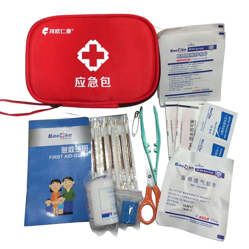 拜欧仁康医用急救包 地震消防便携救生包 车用家庭户外医疗包RK