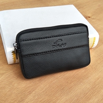 Belted wallet dual-purpose mobile phone bag mens running bag wear belt multifunctional mobile phone running Bag Mens mini horizontal leather