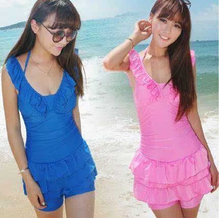 【春上新】佑游 女士泳衣 分体小胸显瘦遮肚平角分体温泉泳衣