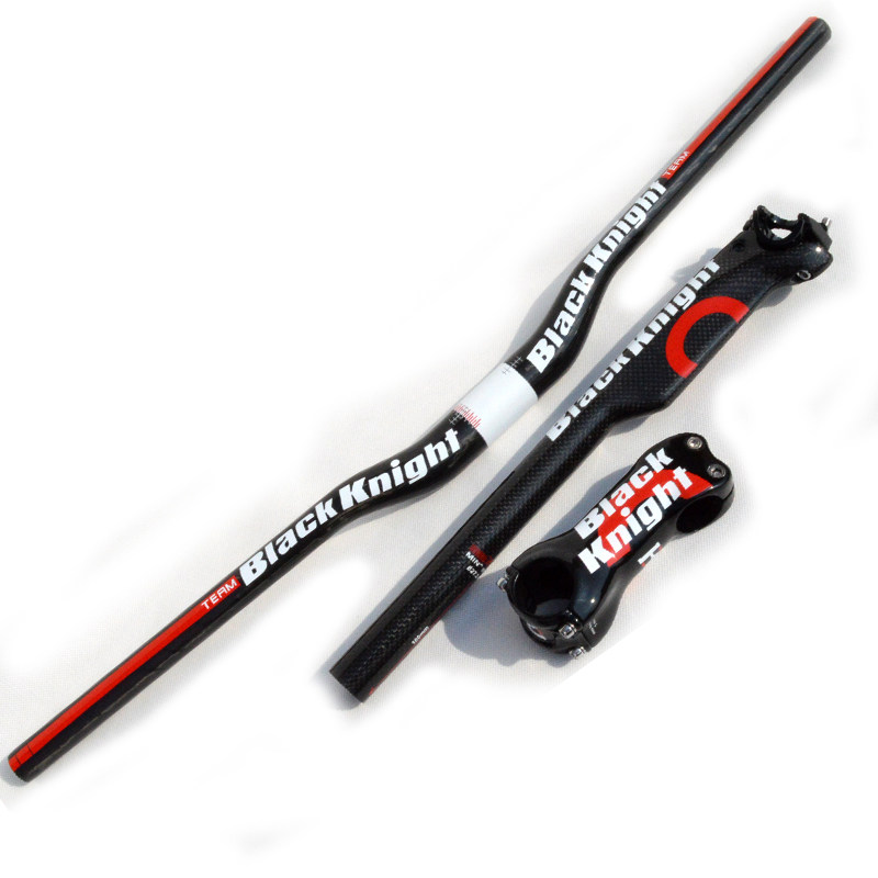 Black Rider Mountaineering handlebar group Three sets of full carbon fiber bike handlebar sitting tube bar to stand upright tube