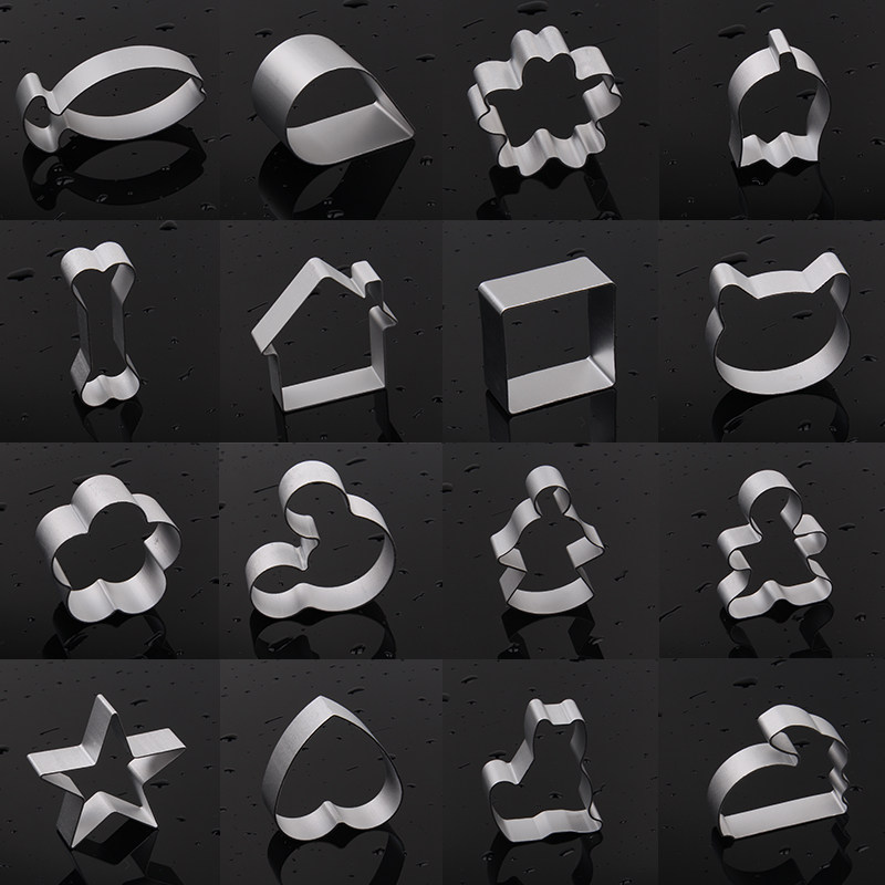 Cartoon Biscuit Mold Pineapple Crisp Mold Rectangular Fruit Cut Model DIY Turned Sugar Biscuit Handmade Steamed Bread