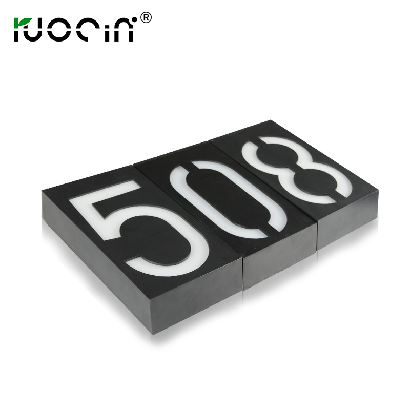 Ruosheng's new solar light, waterproof wall light, European and American style decorative house light, digital wall light N766