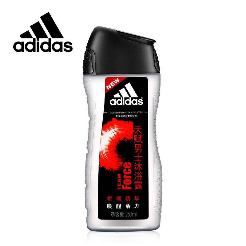 Adidas阿迪达斯天男士专用清爽控油  持久留香全身沐浴露400ML