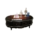 Bàn cà phê hình bầu dục phong cách châu Âu Ghế sofa phòng khách chạm khắc sang trọng tân cổ điển kết hợp bàn trang trí bằng gỗ nguyên khối bàn lưu trữ đồ nội thất - Bàn trà