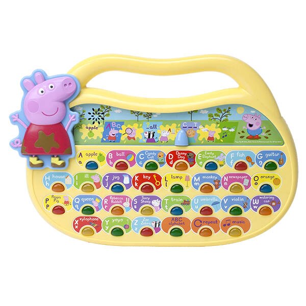 【Amuzinc酷比乐】Peppa Pig 粉红猪小妹 字母发音学习板 00723