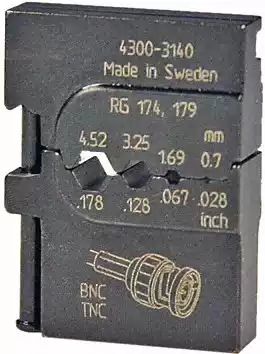 Pressmaster 4300-3140AAB connector mold tool die RG174 179