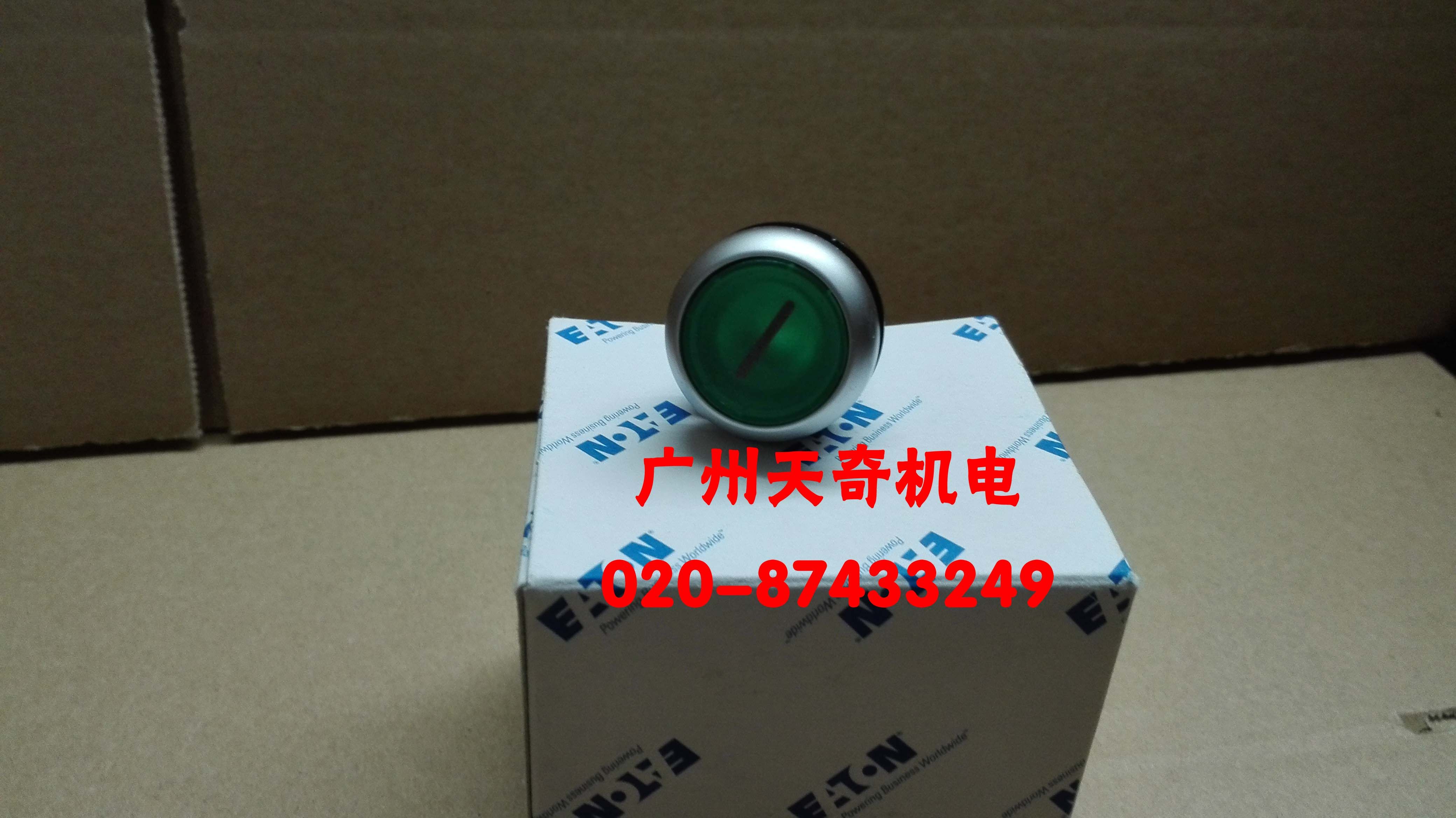 Import brand new EATON Eaton with lamp self-reset button switch head M22-DL-G-X1 start-up