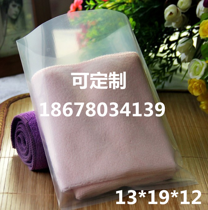 PE flat pocket 13 * 19 * 12 silk transparent thickened electronic components bag packing bag plastic bag gift bag