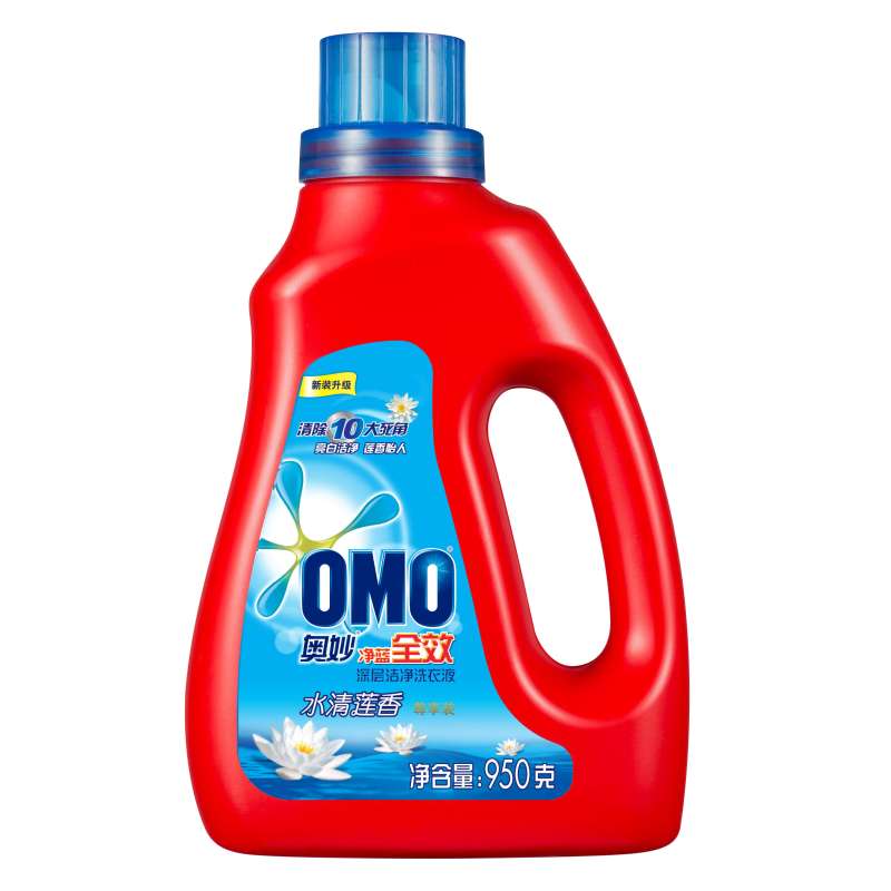 【苏宁易购】奥妙净蓝全效水清莲香深层洁净洗衣液950g