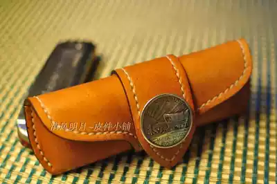 Qingfeng pure handmade leather harmonica bag harmonica box