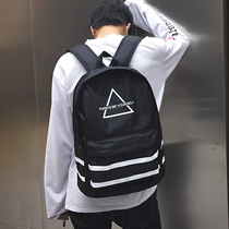 Han Edition Original Juku Ulzzang Canvas Bag Men Fashion Trends Junior High School High School College Student Travel Double Shoulder Backpack