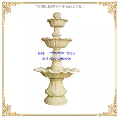 Sandstone fountain spout artificial sandstone sculpture relief water spray hotel garden villa landscape water landscape Fountain