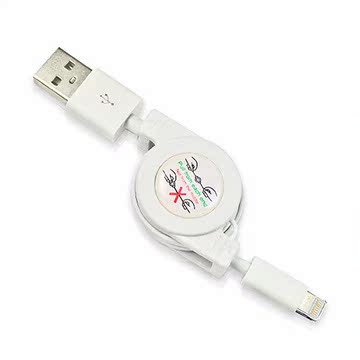 iPhone 5 / iPad mini USB充电传输伸缩卷线
