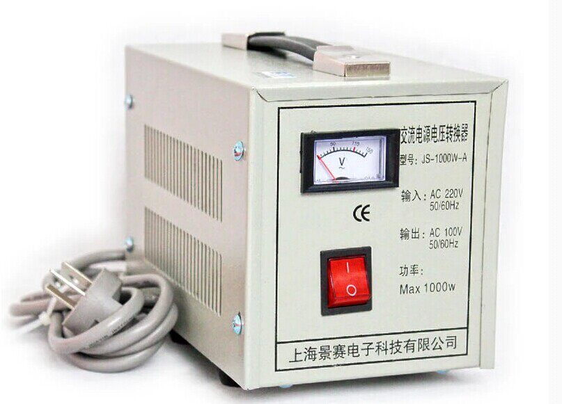 Jingsai transformer voltage converter JS-1000W-A 220V to 100V 1000W Japanese electrical appliances