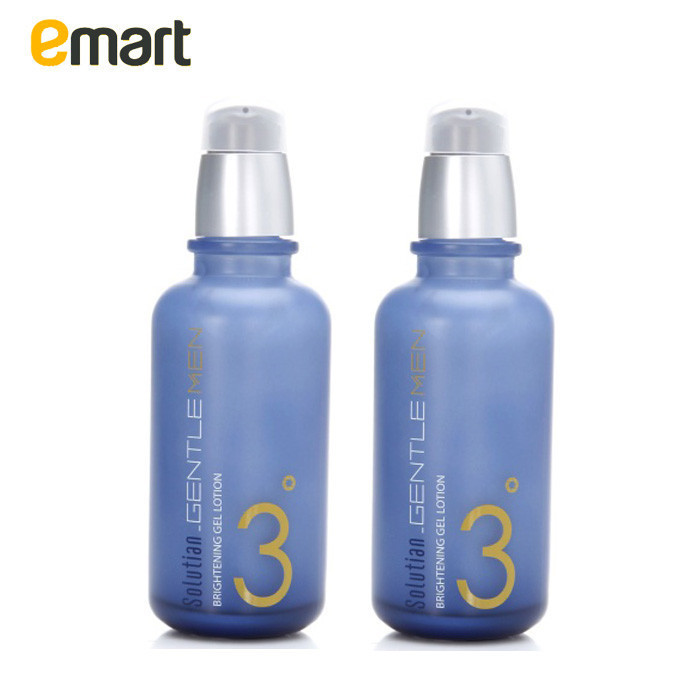 EMART海外Solutian男士brightning啫喱 乳液120ml*2清爽不油腻