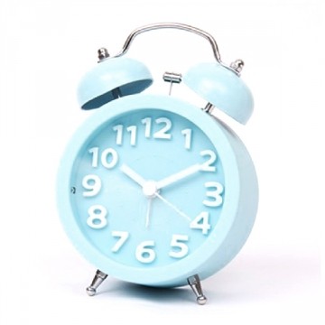 SUNDAY糖果色复古立体数字圆型双铃闹钟SV-1306台湾官网直邮进口