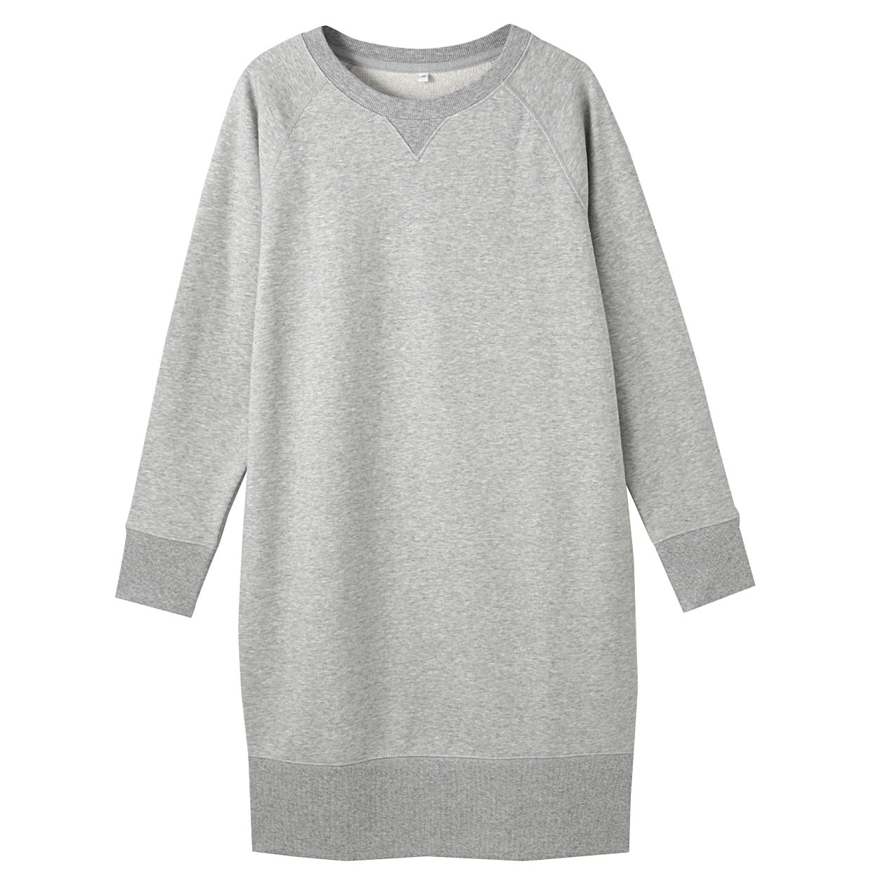 无印良品 MUJI 女式 棉毛圈长袖连衣裙