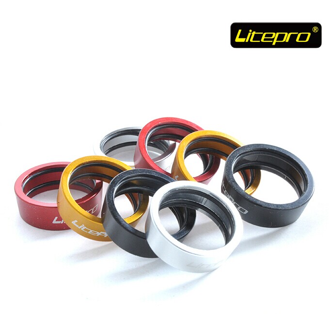 Litepro head tube handle horizontal limit fixed lock ring 25 4mm popular DH folding car handlebar modification