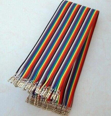 2510 Double head color flat cable spacing 2 5mm 20CM 2510 bar connector 40P color platoon line