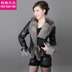 Phụ nữ ngắn Fur Coat 2019 Collar tóc mới Slim ngắn lông lông phụ nữ thời trang đặc biệt 