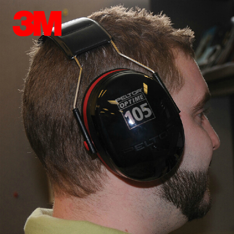 3M H10A专业隔音降噪音耳罩睡觉 防噪音耳机睡眠学习射击工业