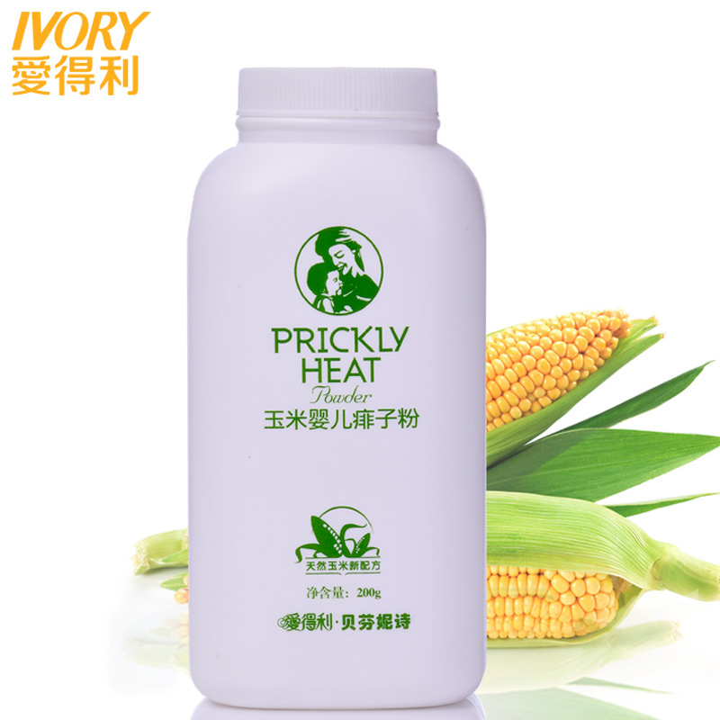 爱得利 K10贝芬妮诗玉米婴幼儿痱子粉 200g 驱蚊祛痱不含滑石粉