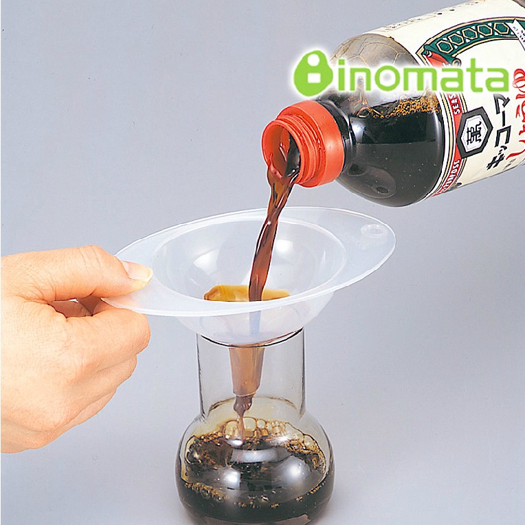 Japan imports inomata plastic funnel kitchen seasoning vegetable oil bathroom laundry detergent leaking mouth 2 pieces