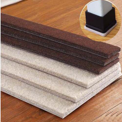 30cm long felt sound insulation pads furniture felt pads table and chair pads table pads floor protection pads