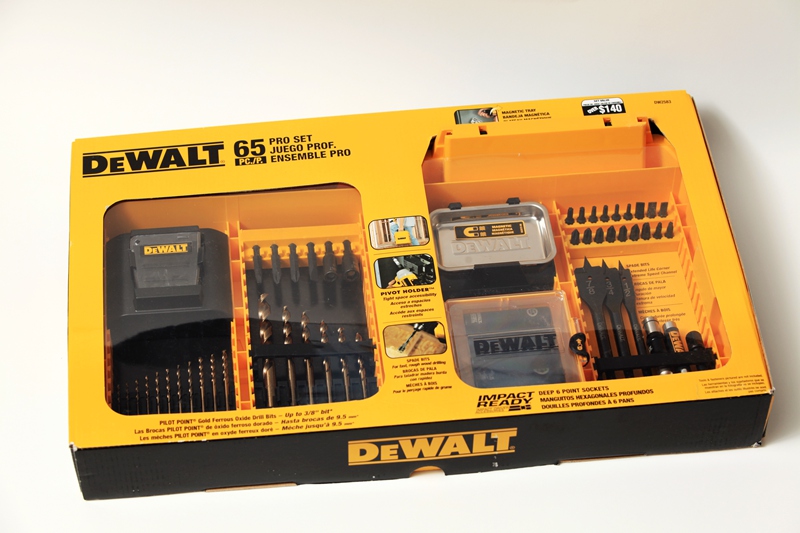 (WELL DEWALT DW2583 65 pieces of kit kit)