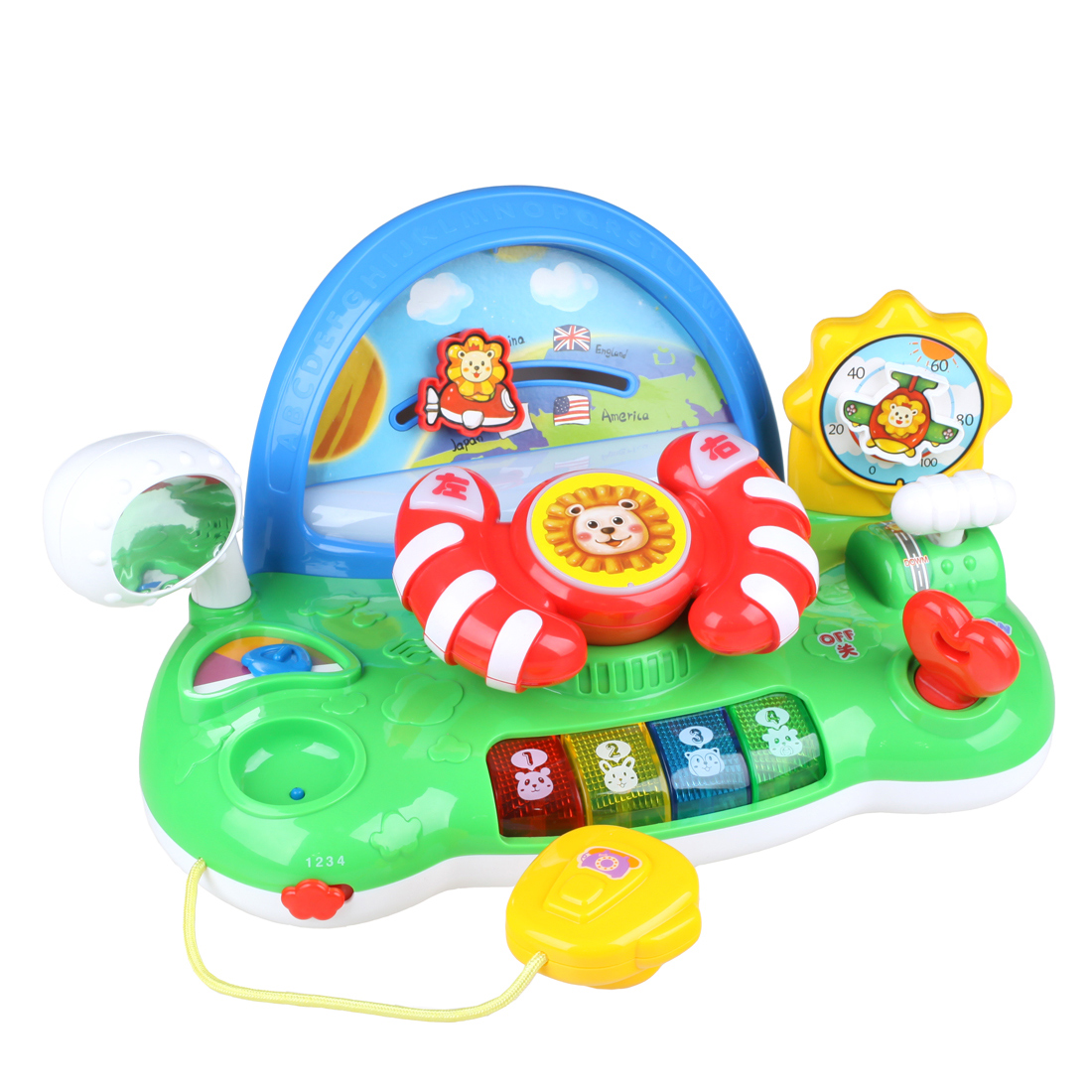玛力玩具 童梦飞机驾驶室 婴幼儿宝宝早教益智玩具 T9509