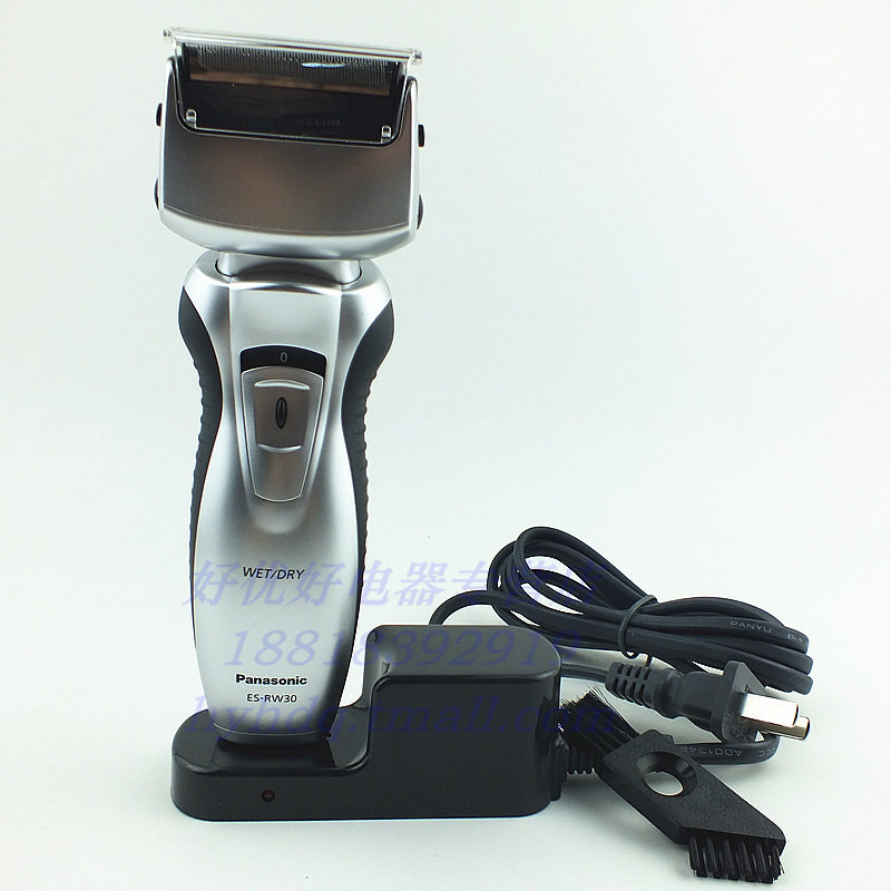 Panasonic Shaver ES-RW30 Указанная промывая борода, заряжаемая независимая головка с двойным ножом, сильная и мощная