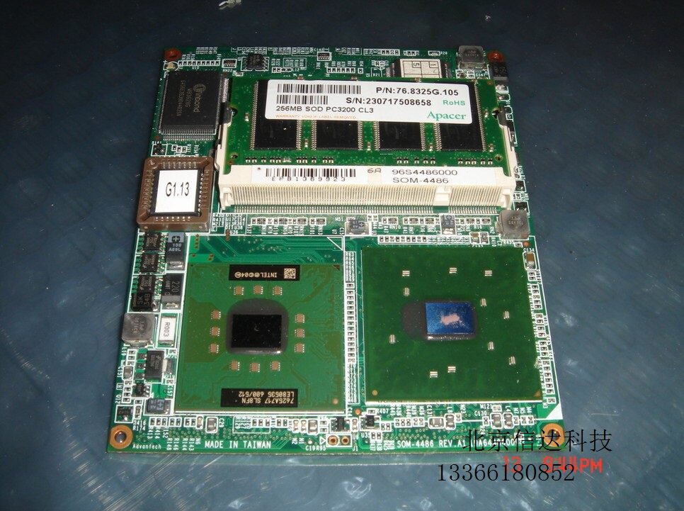 Advantech SOM-4486 ETX Device Motherboard