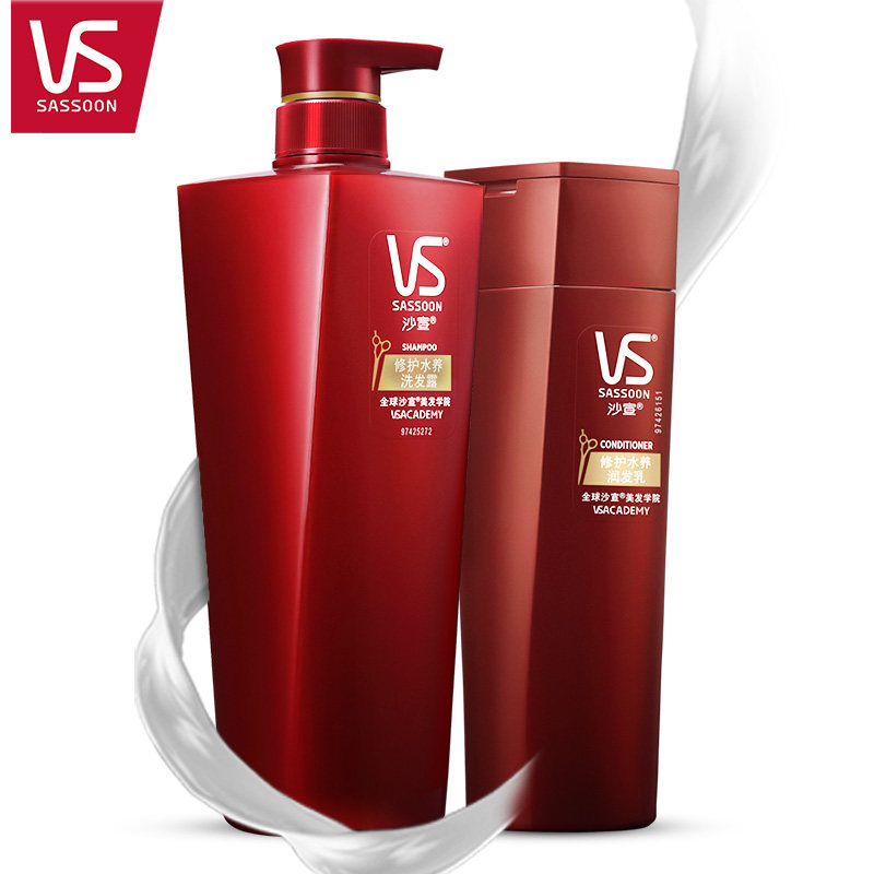 【天猫超市】 沙宣洗发露修护水养型750ml+护发素400ml 洗护套装