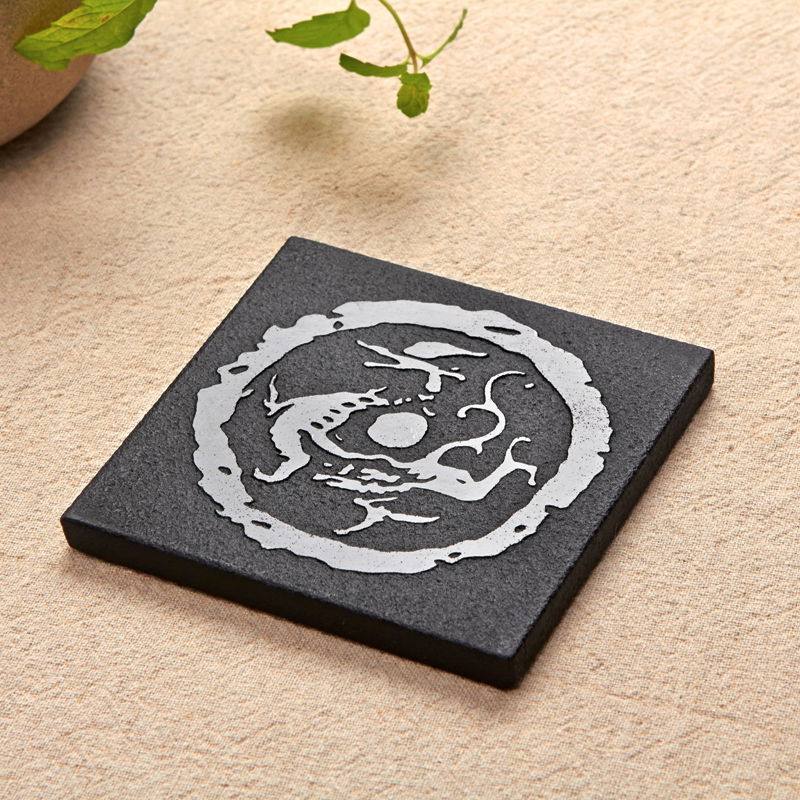 Kung Fu tea cup holder tea pad household simple tea pad holder retro Chinese style Zen Chinese tea ceremony accessories tea set pad