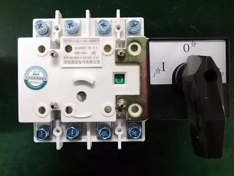 GLZ Double Throw Isolation Switch Changsong Electrical Current Goods Supply GLZ-100 4P Double Throw Isolation Switch