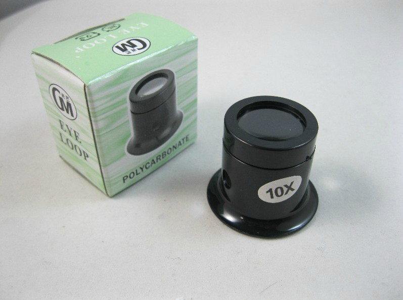 Specialized magnification 10 x magnifying glass 10X head - mounted eye - shade magnifying glass watch accessories