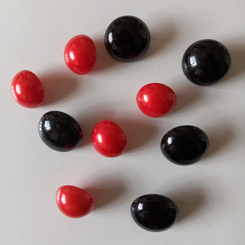 Child sweater with animal eyes button nose button nose button pearl mushroom buckle upscale resin button Slap of the hair