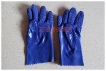 Spring bud immersion plastic protection against slip 999 Lan anti-acid and alkali immersion plastic gloves waterproof thickened abrasion resistant oil resistant gloves