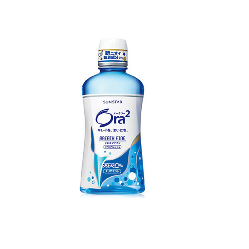 NALA 日本进口Ora2皓乐齿 漱口水 净澈气息清爽薄荷460ml