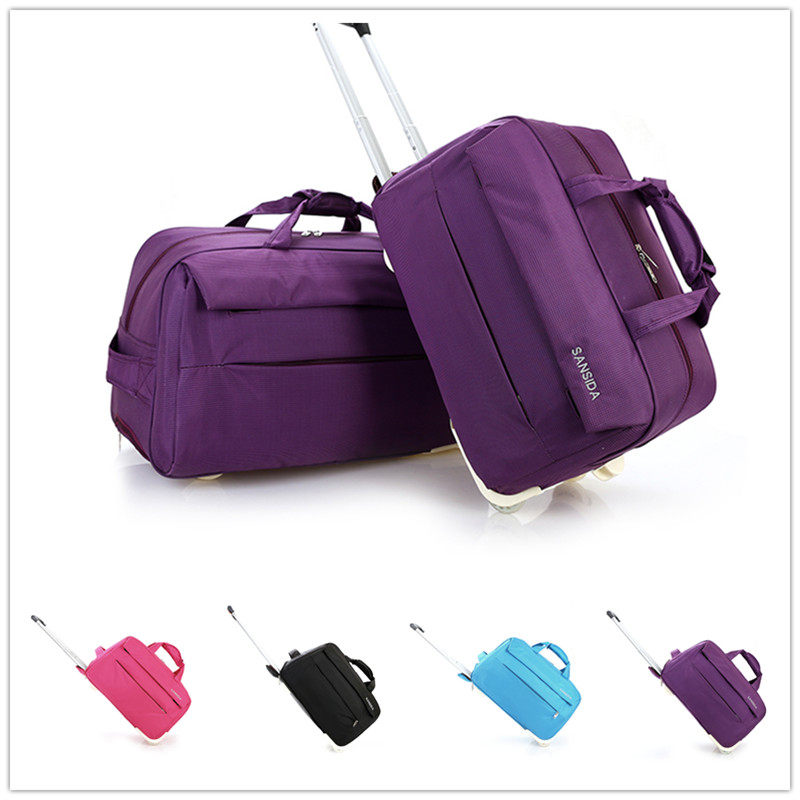 New fashion color trolley bag men and women tide ultra-light large capacity foldable travel bag boarding bag luggage luggage