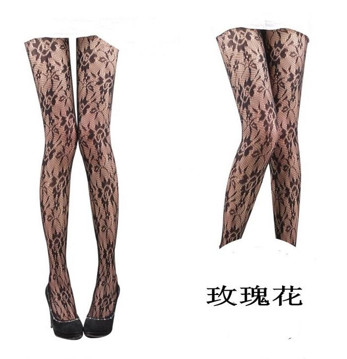 Hoa hậu đỏ sexy trần hồng rỗng hoa hồng retro vớ ròng cao quý vớ pantyhose thậm chí cung cấp nhà máy