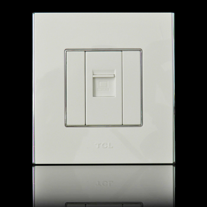 TCL Legrand switch socket pure flat board A8 series computer socket with anti-counterfeiting