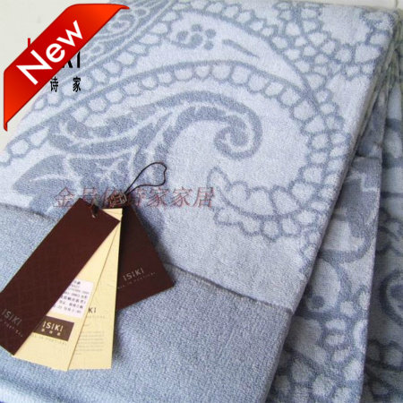 Gold Number Ex Poetry Home Pure Cotton Full Cotton Blue Brown Auspicious Towel Blanket Fur Towels by sk9427 New Promotion