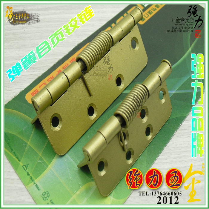 Time limit price single spring Automatic door closing hinge behind closed door Veil Door Detachable Hinge Invisible Door Hinge 3 inch