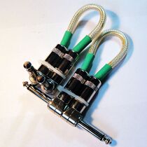 HIFI single block effector connection cable American DOMINATOP GT2 silver-plated wire 6 35 copper core superconducting elbow