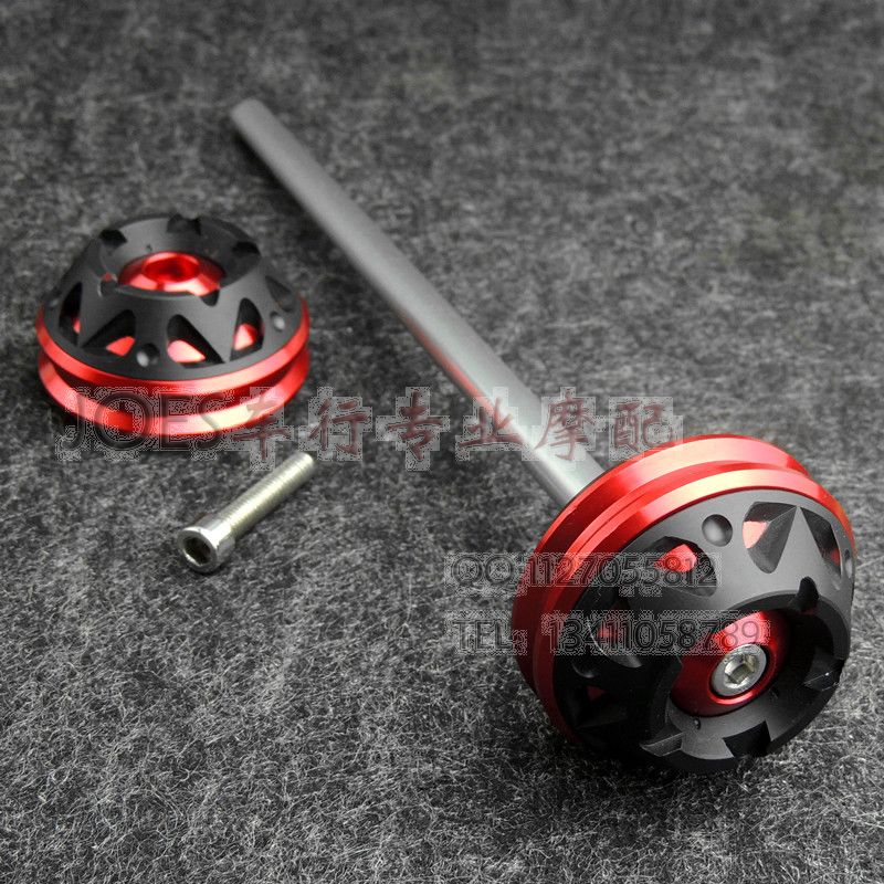 Suitable for locomotive GSXR600 750 06-14 06-14 years CNC retrofit front wheel anti-fall ball front wheel insurance ball