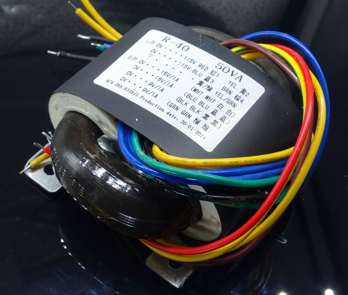 50VA R cow 50W type R transformer DAC dedicated double 16 plus two groups of 7V