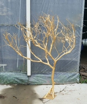 Natural modeling dead branches Wedding props tree road leading dead tree golden silver modeling tree manufacturers large discounts